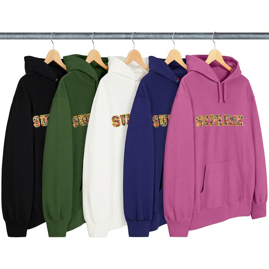 Details on Jewels Hooded Sweatshirt from fall winter
                                            2020 (Price is $168)