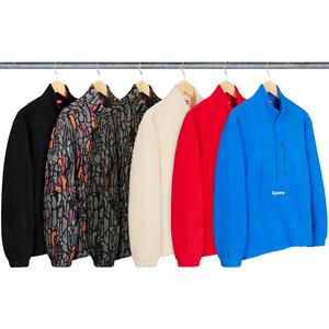 polartec half zip pullover supreme