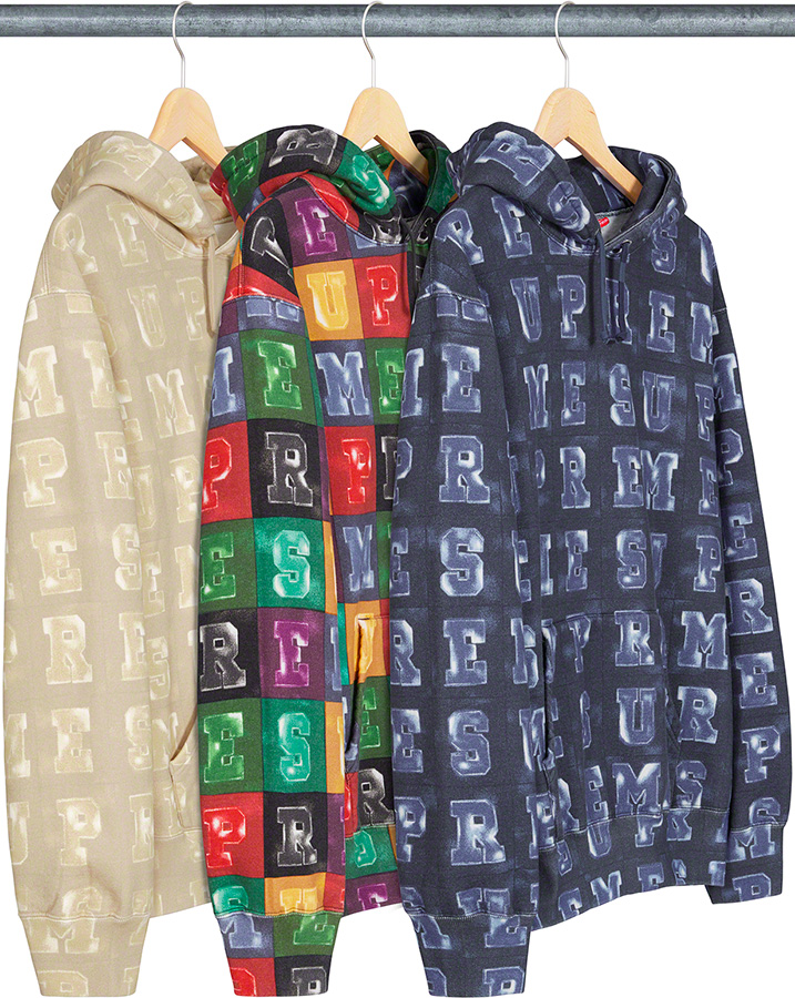 Supreme Blocks Hooded Sweatshirt ブロック-