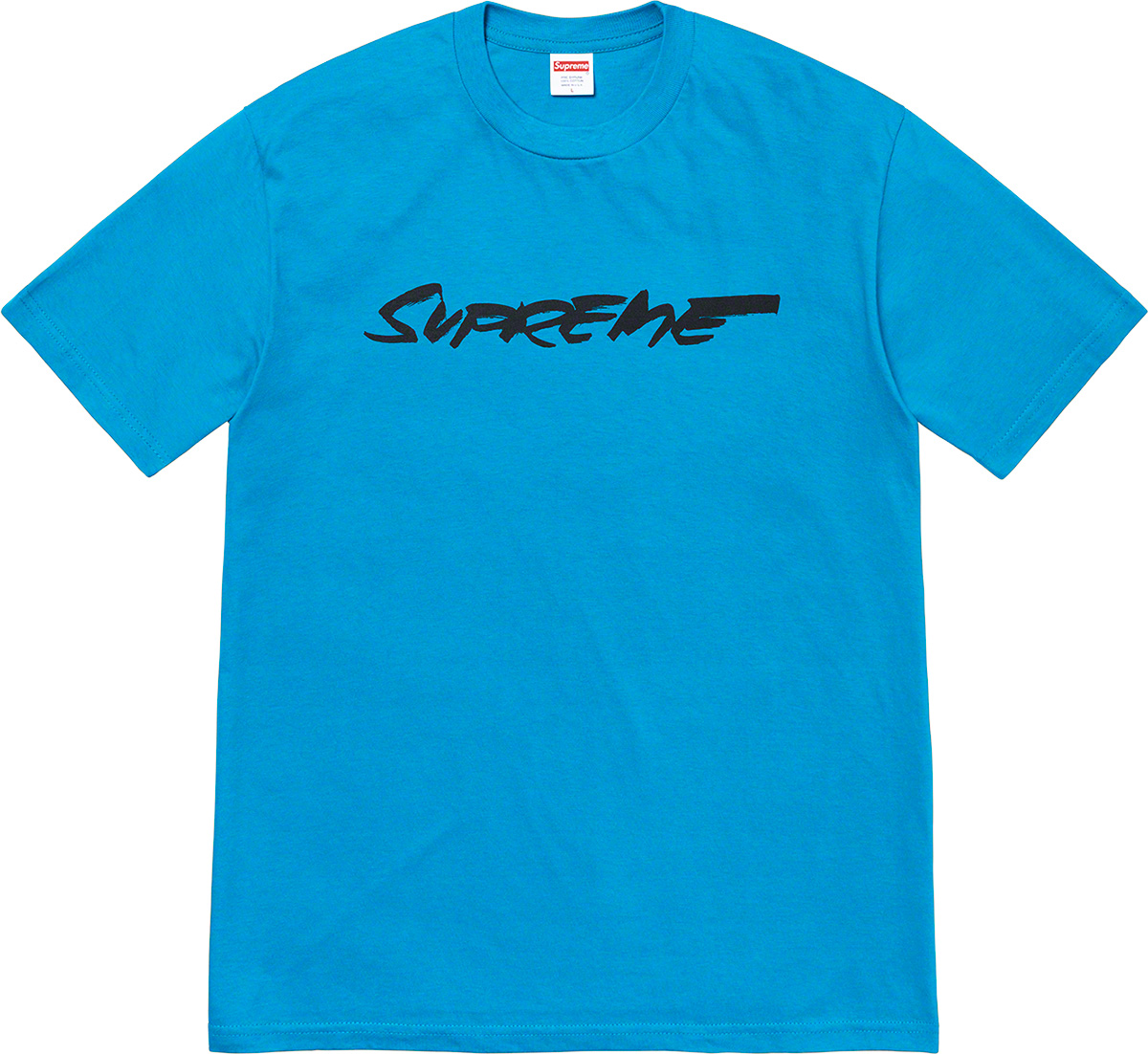 メンズ20AW Supreme Futura Logo Tee Blue フューチュラ