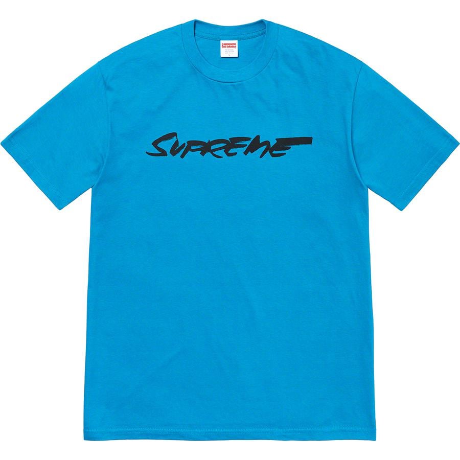 Supreme Futura Logo Tee released during fall winter 20 season