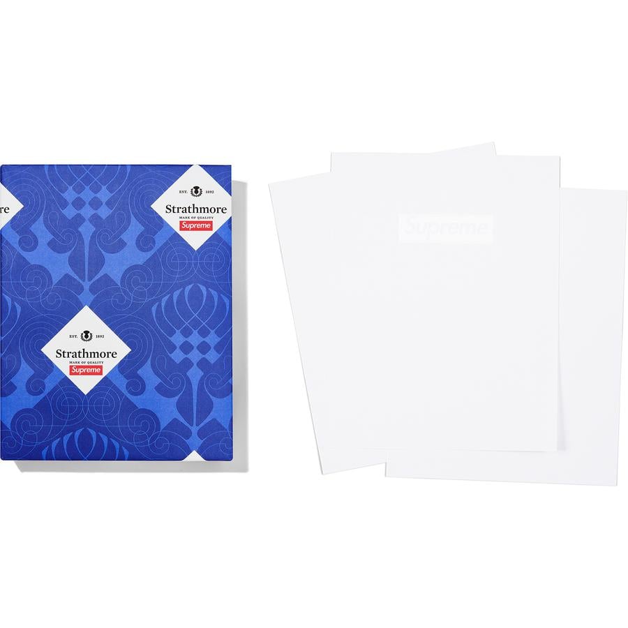 Supreme Supreme Mohawk Strathmore Paper (500 Sheets) released during fall winter 21 season