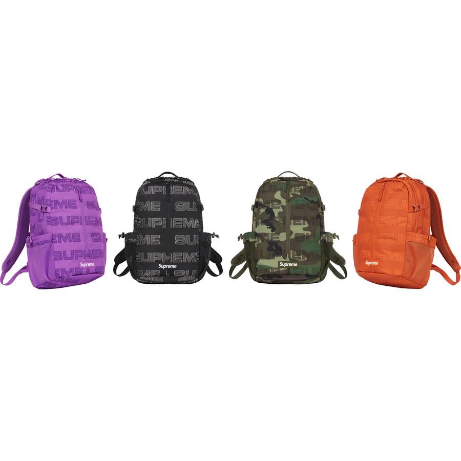 Supreme Backpack released during fall winter 21 season