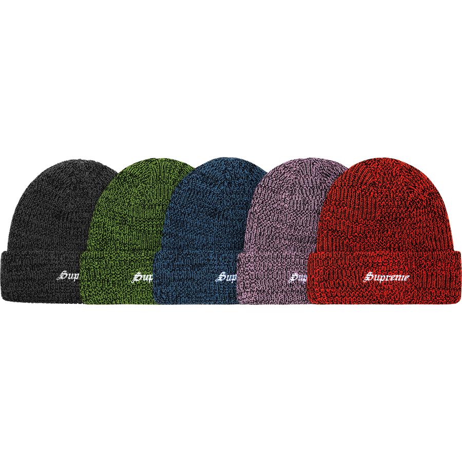 Supreme Twisted Loose Gauge Beanie released during fall winter 21 season