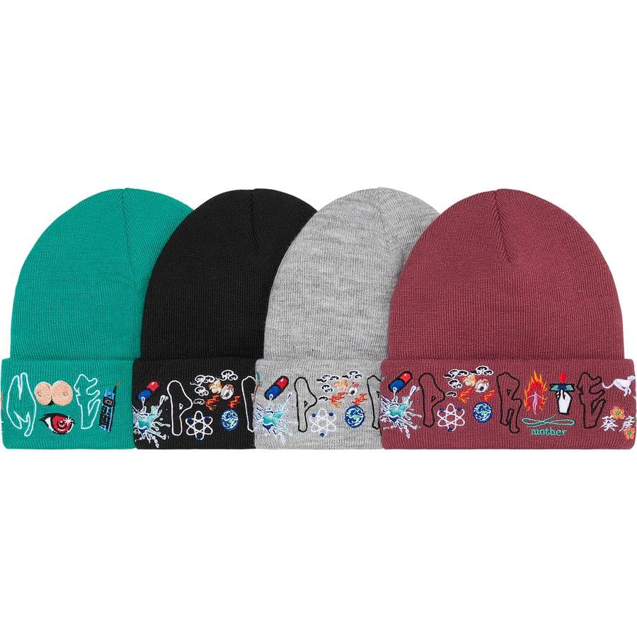 Supreme AOI Icons Beanie released during fall winter 21 season