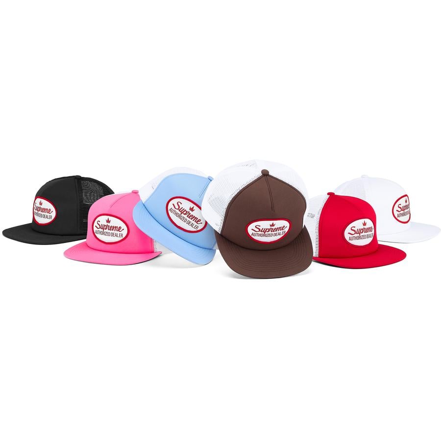 Supreme Authorized Mesh Back 5-Panel released during fall winter 21 season