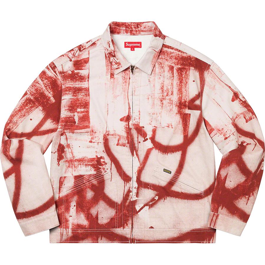 Details on Christopher Wool Supreme Denim Work Jacket  from fall winter
                                                    2021 (Price is $228)