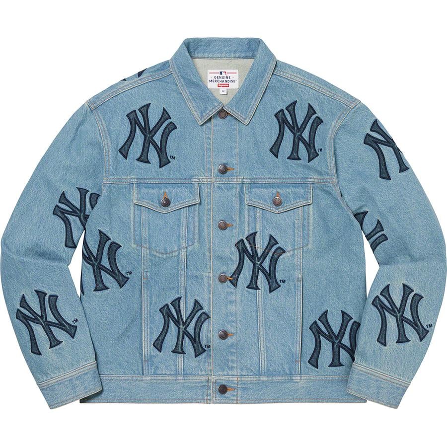 Details on Supreme New York Yankees™Denim Trucker Jacket  from fall winter
                                                    2021 (Price is $268)