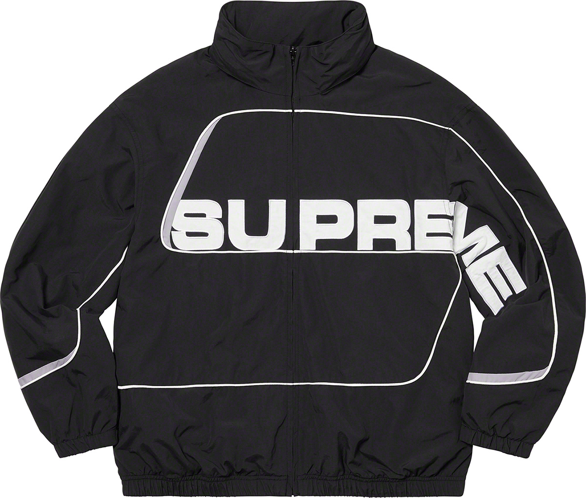 supreme s Paneled Track Jacket Black