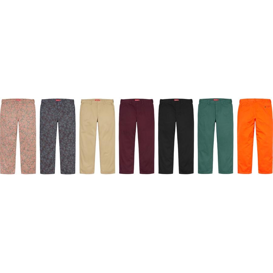 Supreme Work Pant releasing on Week 1 for fall winter 2021