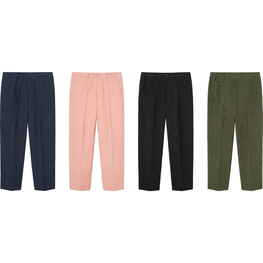 Supreme Pleated Trouser releasing on Week 15 for fall winter 2021