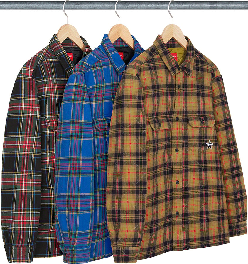 Supreme Quilted Plaid Flannel Shirts L | www.innoveering.net