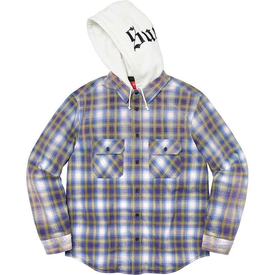 Details on Hooded Flannel Zip Up Shirt  from fall winter
                                                    2021 (Price is $148)