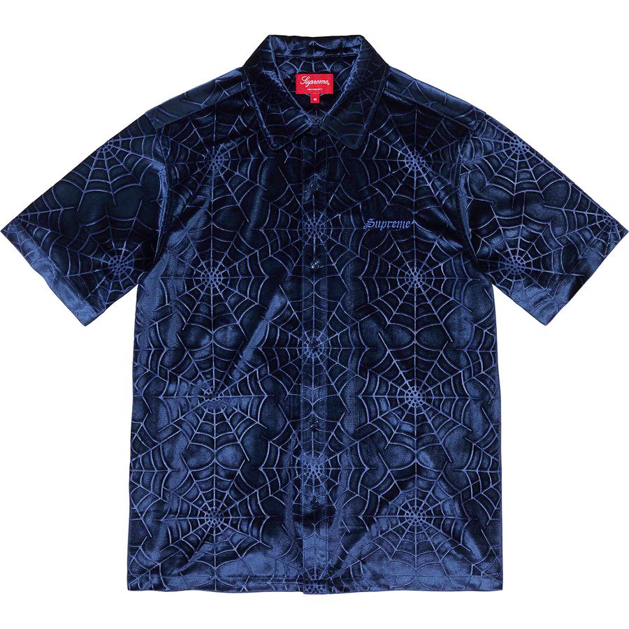 Details on Spider Web Velvet S S Shirt  from fall winter
                                                    2021 (Price is $138)