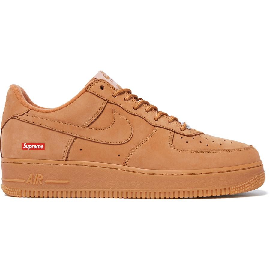 Details on Supreme Nike Air Force 1 Low Wheat from fall winter
                                            2021 (Price is $150)