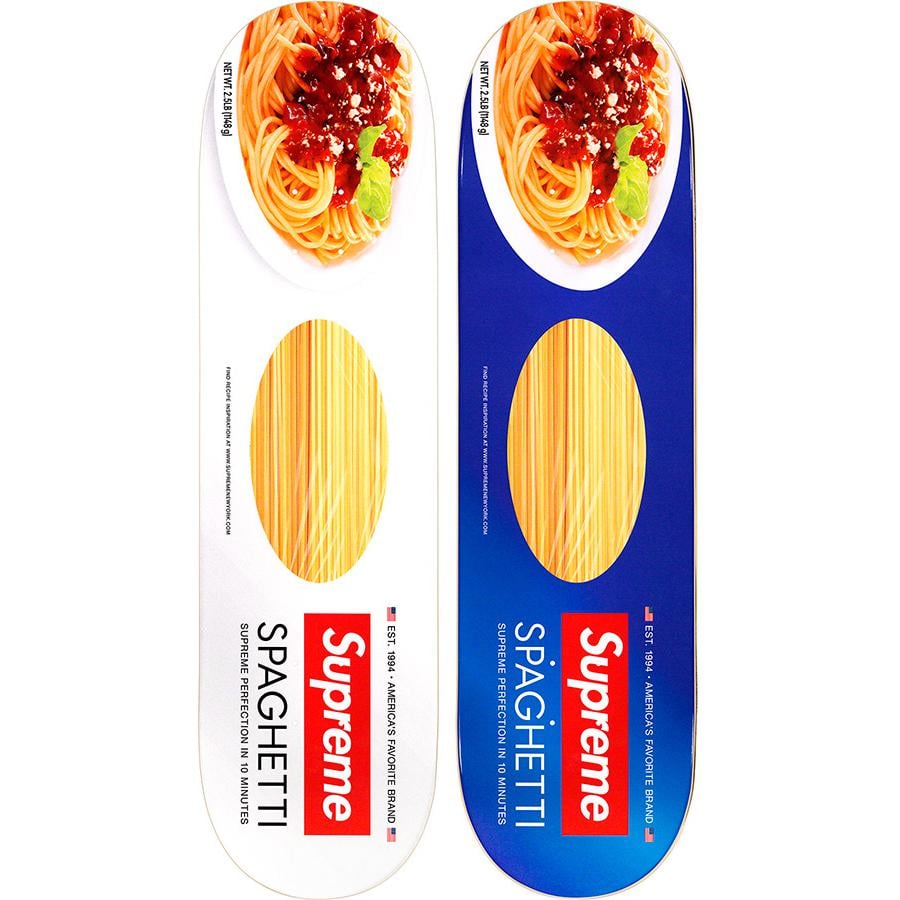 Supreme Spaghetti Skateboard released during fall winter 21 season