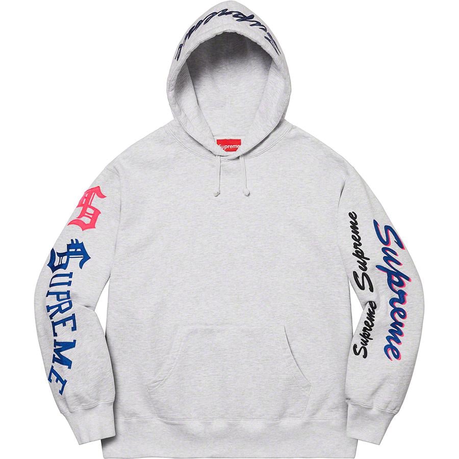 Details on Multi Logo Hooded Sweatshirt  from fall winter
                                                    2021 (Price is $168)