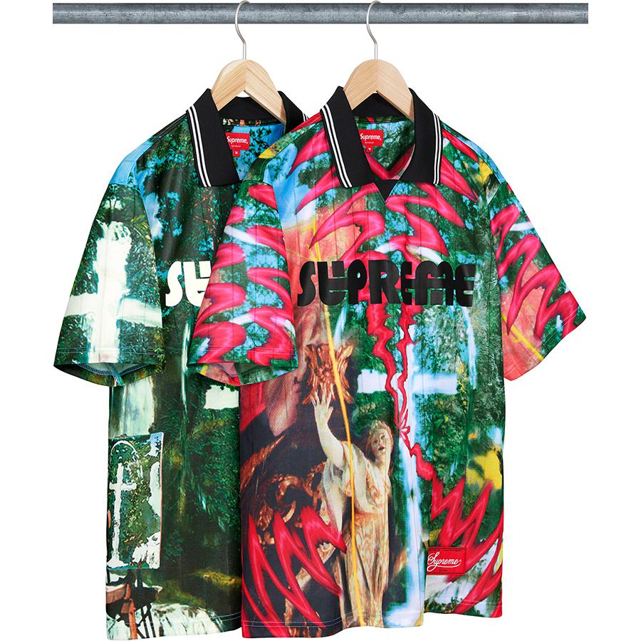Details on Tadanori Yokoo Supreme Soccer Jersey from fall winter
                                            2021 (Price is $110)