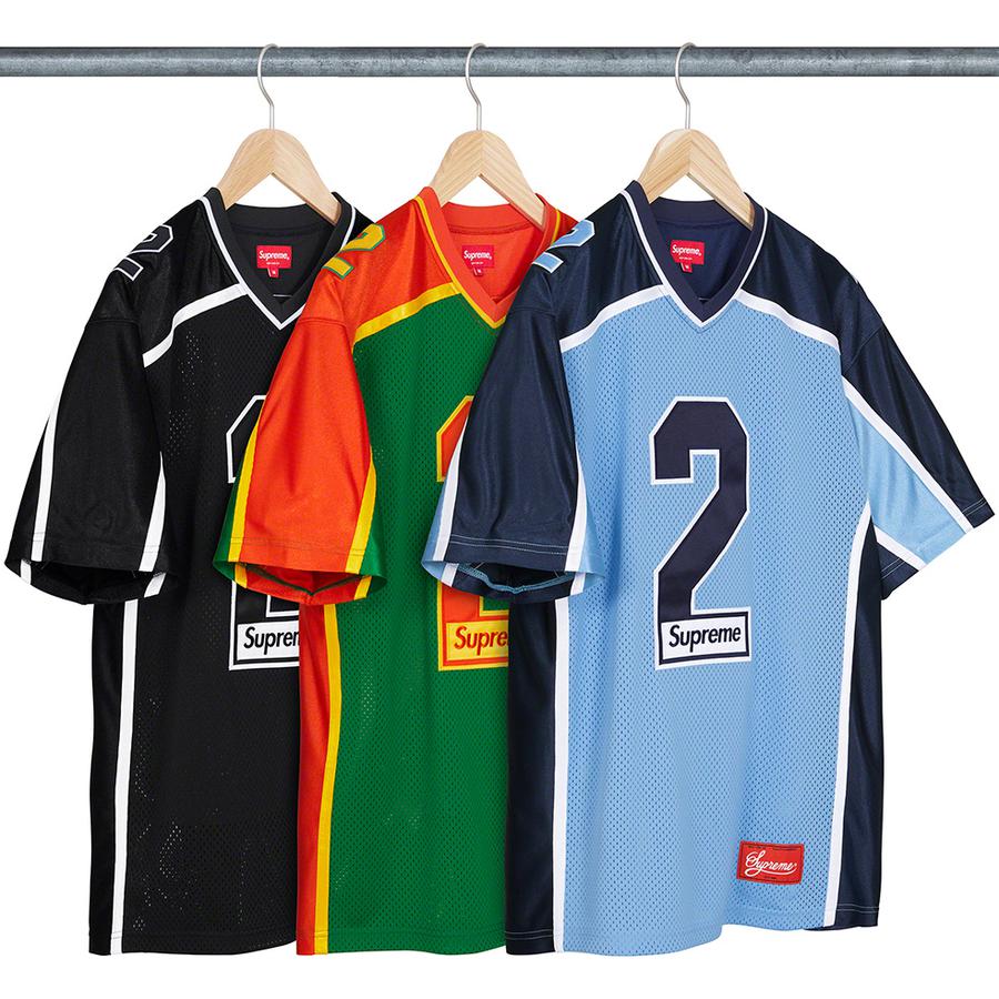 Supreme Above All Football Jersey released during fall winter 21 season