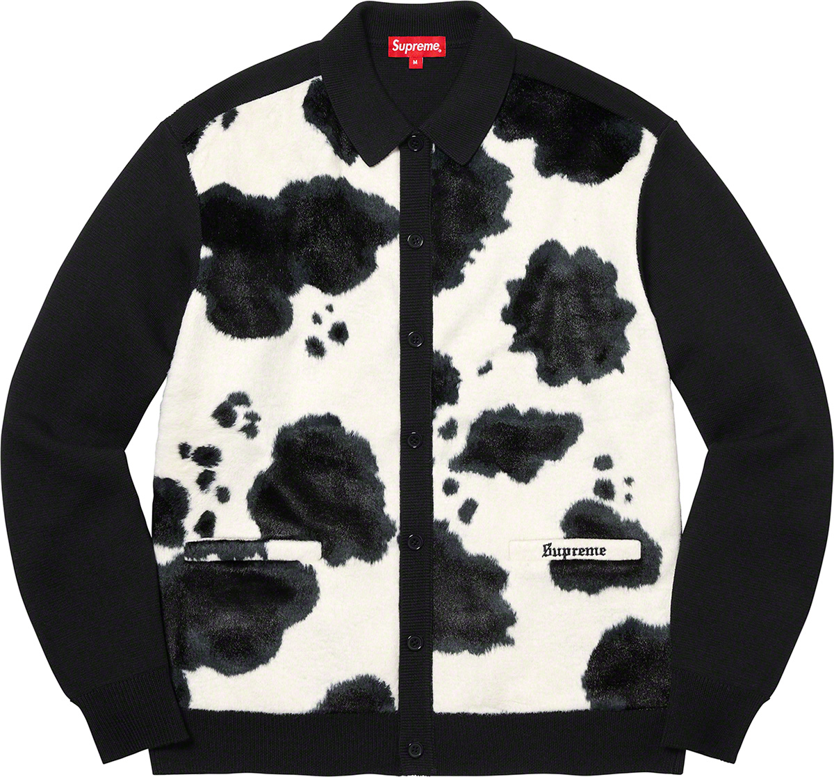 Supreme Cow Print Cardigan 21aw Lsize