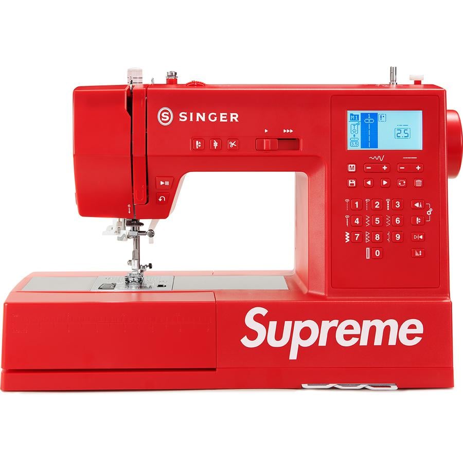 Details on Supreme SINGER SP68 Computerized Sewing Machine from fall winter
                                            2022 (Price is $598)