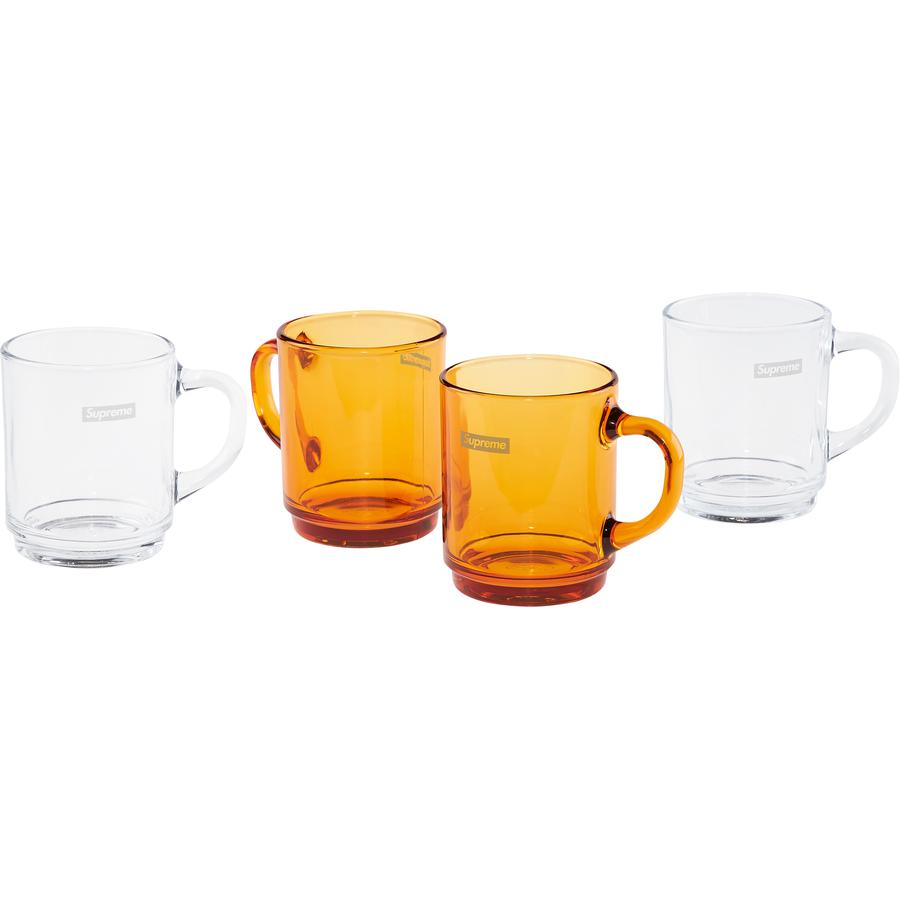 【新品タグ付】Duralex Glass Mugs (Set of 6)