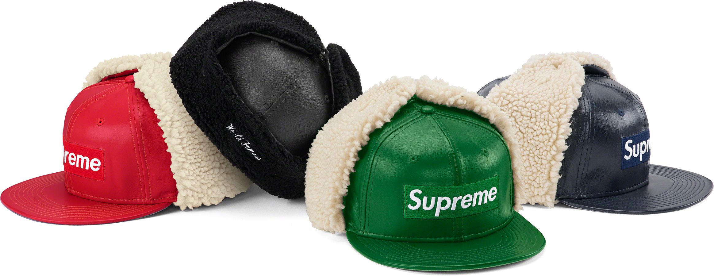 Supreme Leather Hats for Men for sale