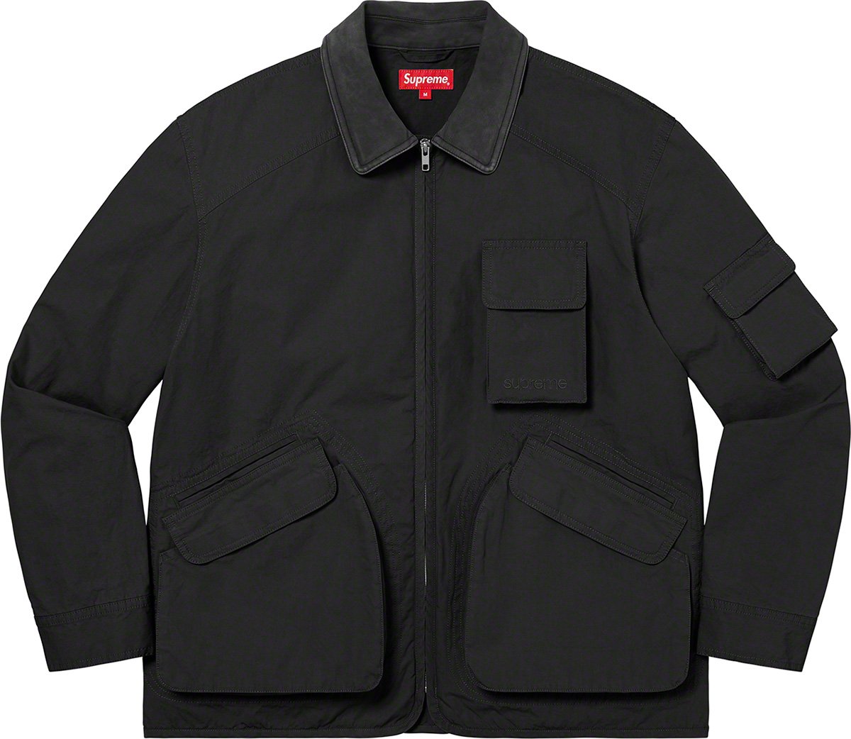 Supreme Raglan Utility Jacket Black  2XL