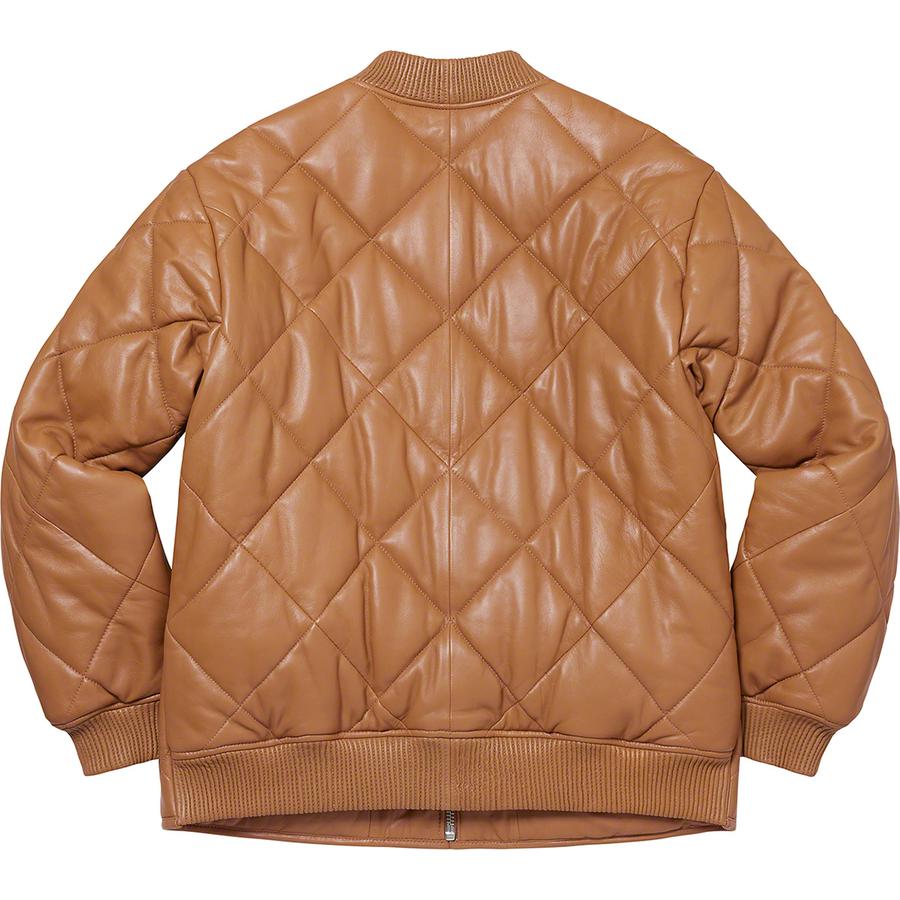 Details on Quilted Leather Work Jacket  from fall winter
                                                    2022 (Price is $598)