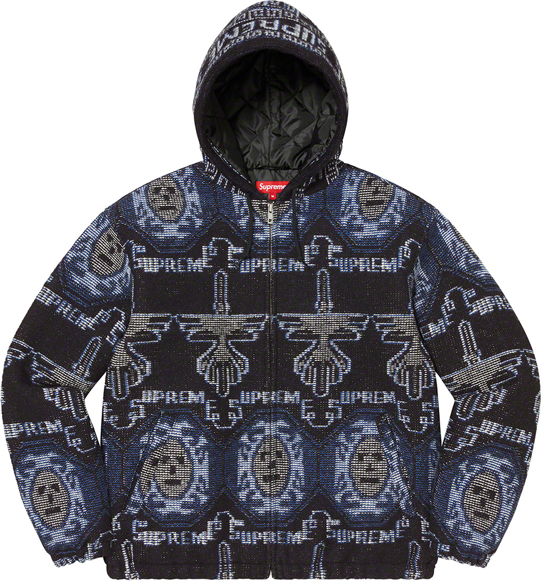 Supreme Woven Hooded Jacket Mサイズタイプジップアップ