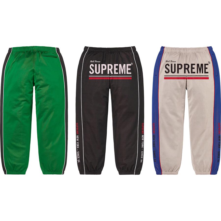 Supreme World Famous Jacquard Track Pant releasing on Week 13 for fall winter 2022