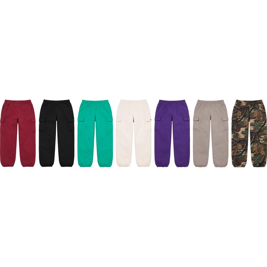 Supreme Small Box Cargo Sweatpant releasing on Week 8 for fall winter 2022