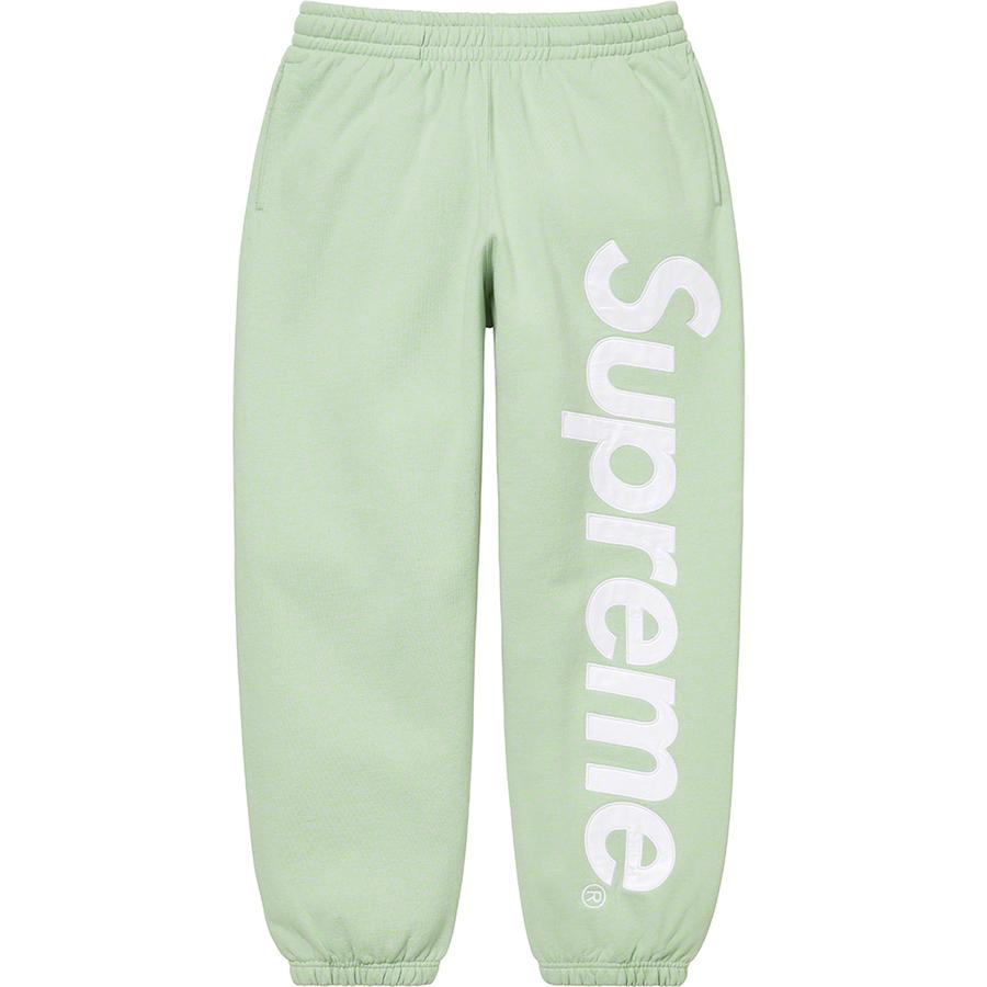 Details on Satin Appliqué Sweatpant  from fall winter
                                                    2022 (Price is $148)