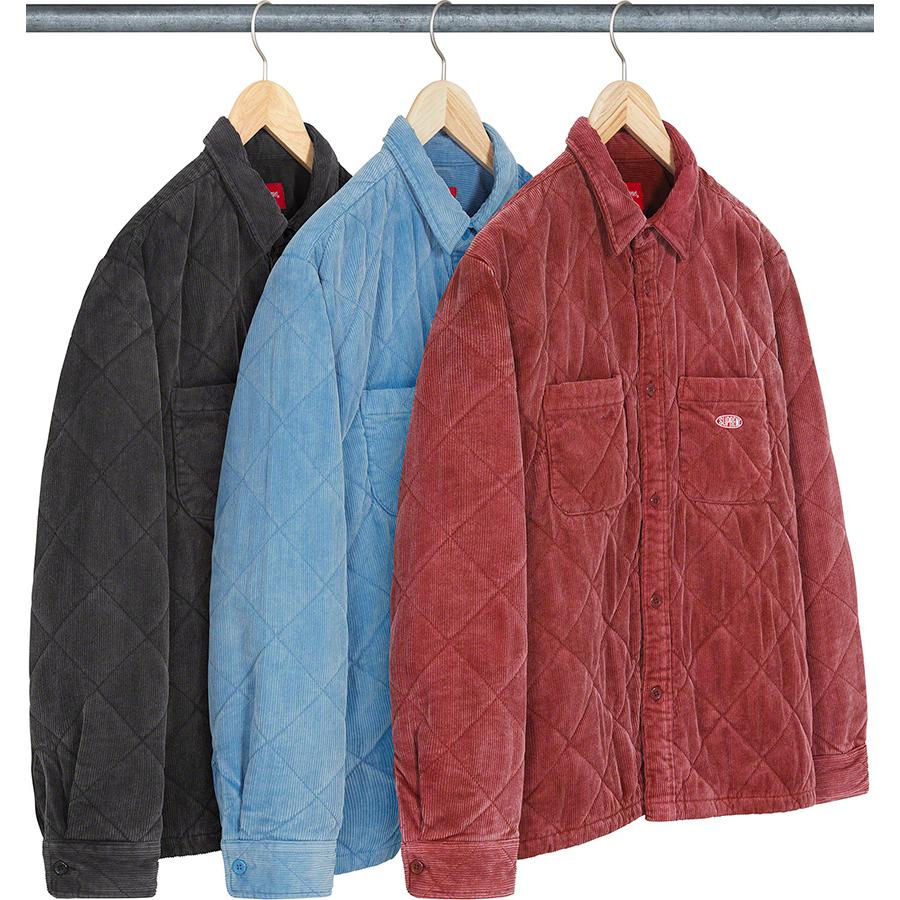 Quilted Corduroy Shirt - fall winter 2022 - Supreme