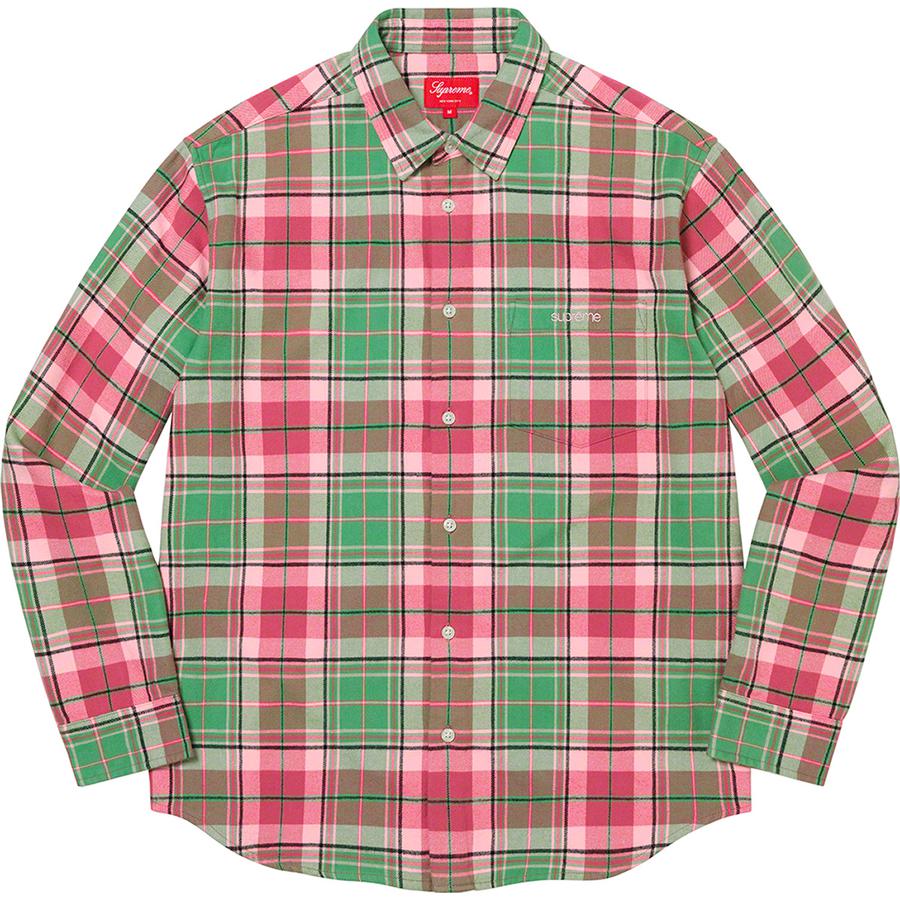 Details on Plaid Flannel Shirt  from fall winter
                                                    2022 (Price is $128)