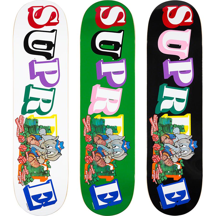 Supreme Elephant Skateboard for fall winter 22 season