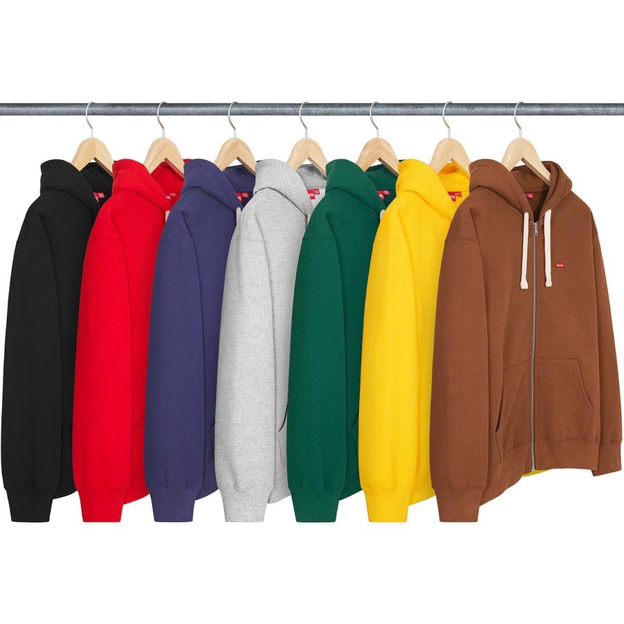 Details on Small Box Drawcord Zip Up Hooded Sweatshirt from fall winter
                                            2022 (Price is $158)