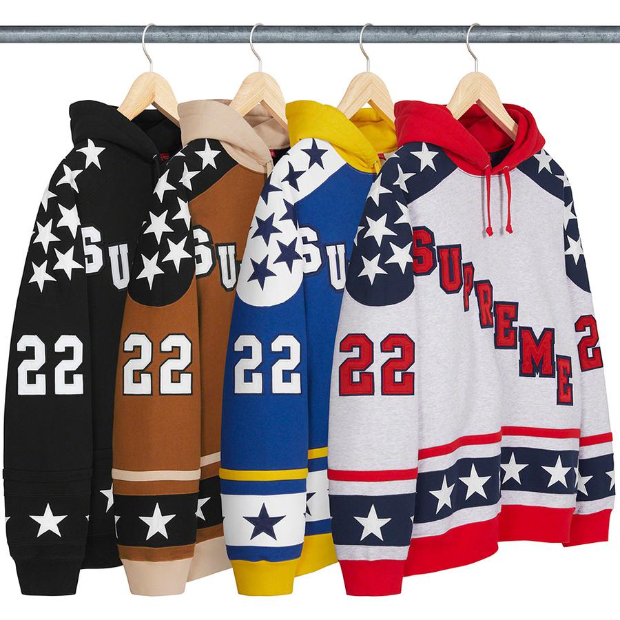 Supreme Hockey Hooded Sweatshirt for fall winter 22 season