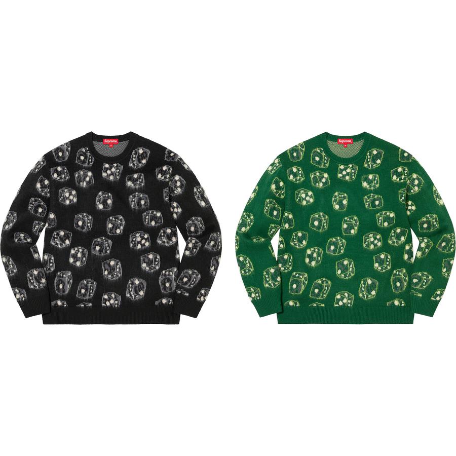 Supreme Dice Sweater releasing on Week 8 for fall winter 2022