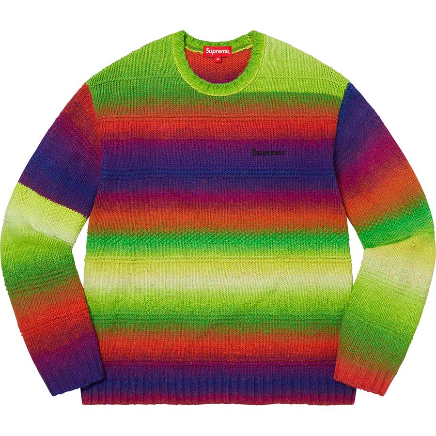 Supreme Gradient stripe sweater multi-
