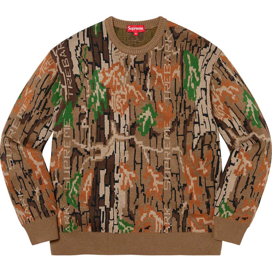 Details on Trebark Camo Sweater  from fall winter
                                                    2022 (Price is $158)