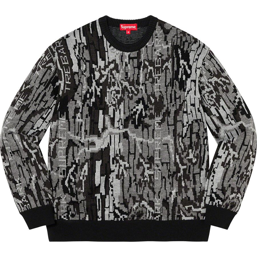 Details on Trebark Camo Sweater  from fall winter
                                                    2022 (Price is $158)