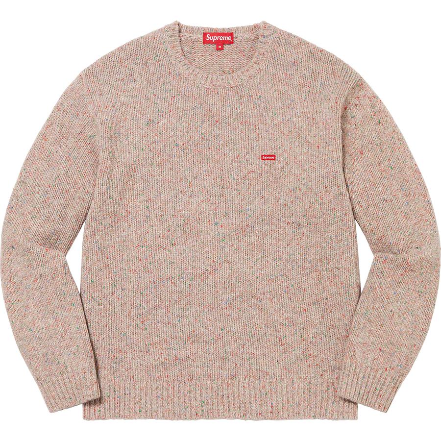 supreme small box speckle sweater-