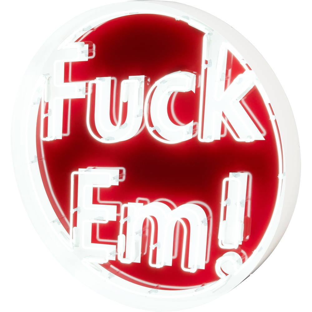 Details on Large Fuck Em Neon Sign  from fall winter
                                                    2023 (Price is $8000)