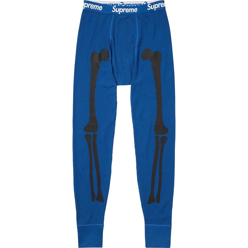 Details on Supreme Hanes Bones Thermal Pant (1 Pack)  from fall winter
                                                    2023 (Price is $30)