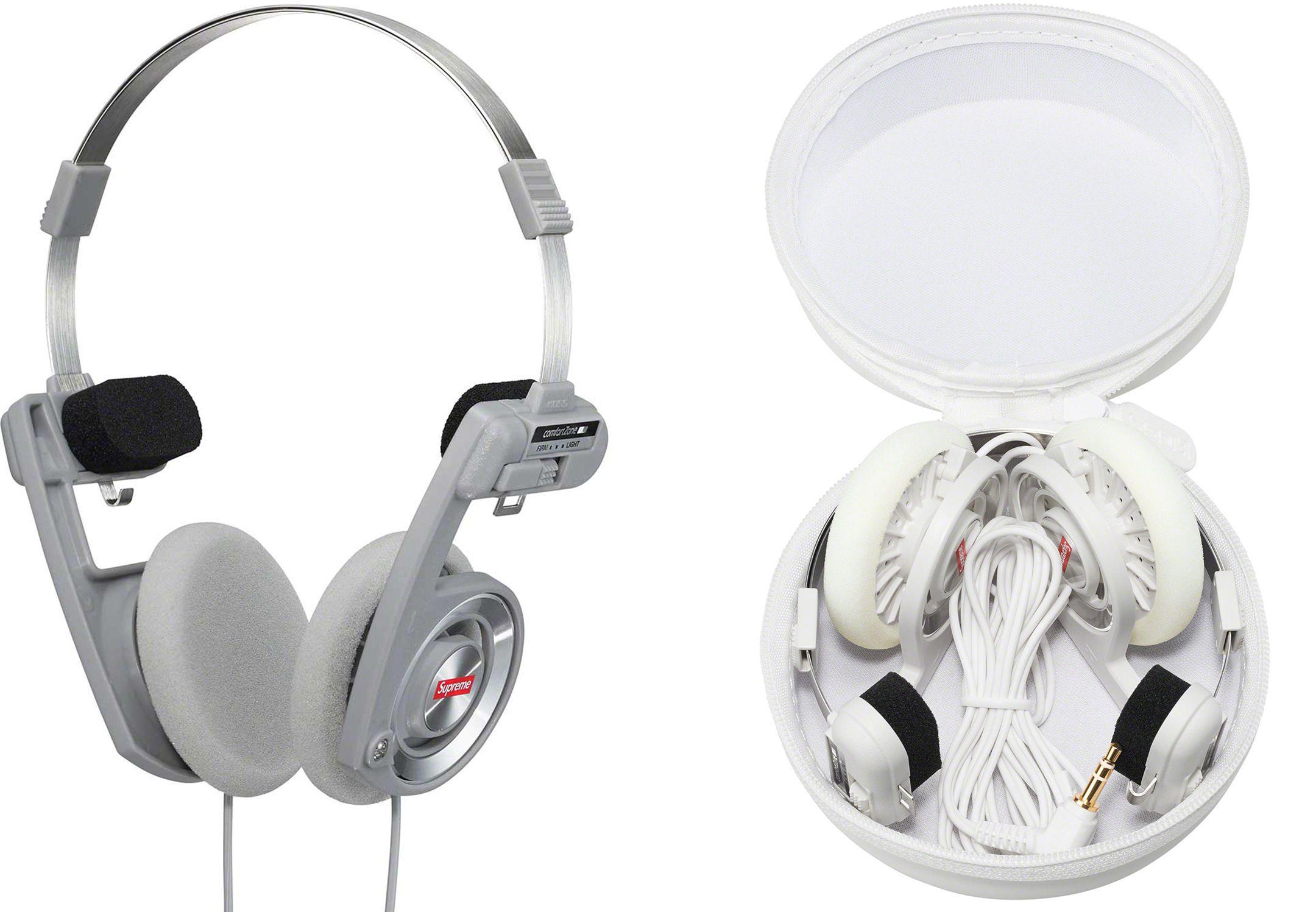 Supreme/Koss Portapro Headphones Silver-