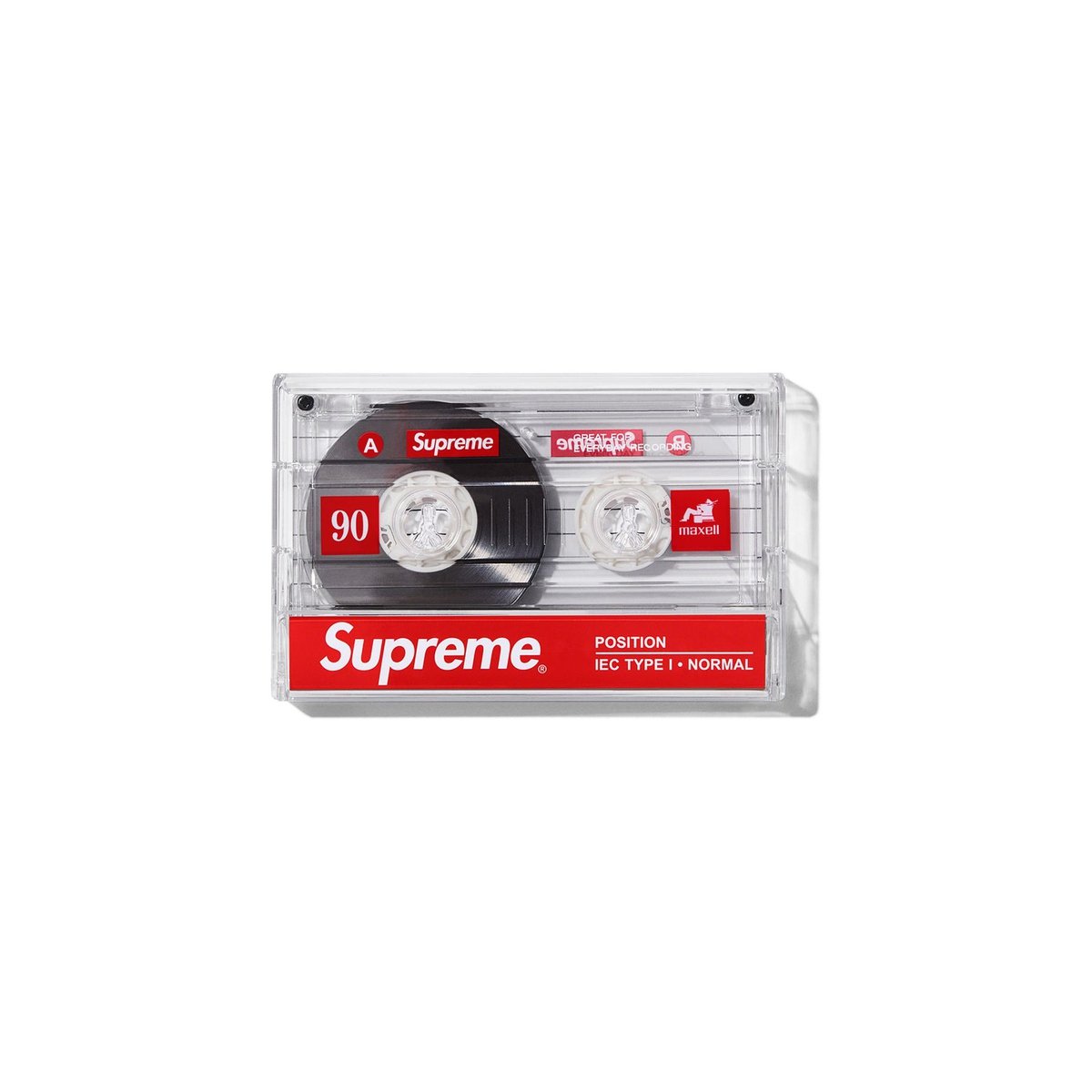 Details on Supreme Maxell Cassette Tapes (5 Pack) from fall winter
                                            2023 (Price is $36)
