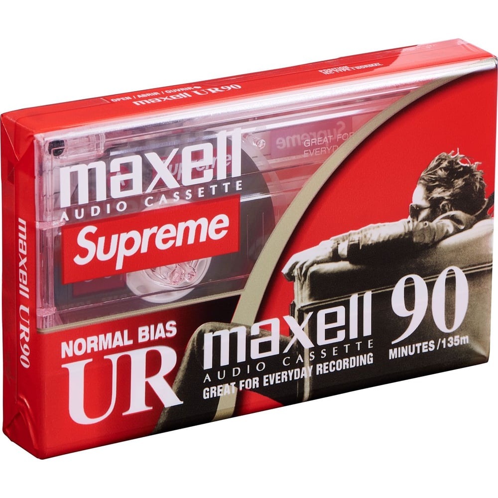 Details on Supreme Maxell Cassette Tapes (5 Pack)  from fall winter
                                                    2023 (Price is $36)