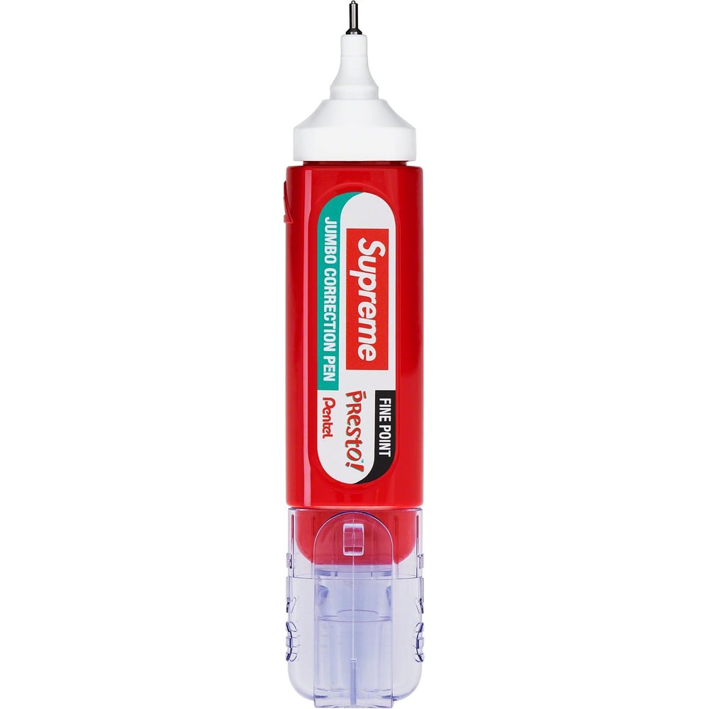 Details on Supreme  Pentel™ Presto™ Correction Pen  from fall winter
                                                    2023 (Price is $10)
