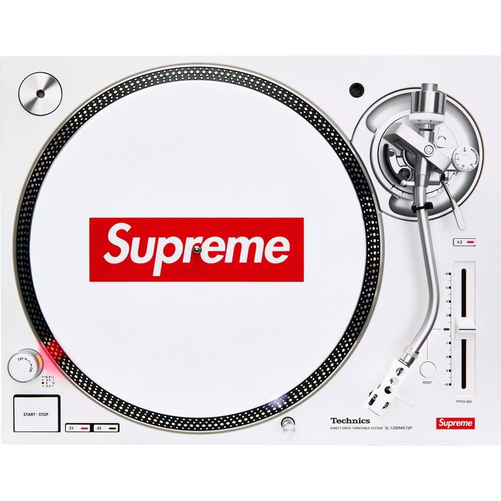 Details on Supreme Technics SL-1200MK7 Turntable  from fall winter
                                                    2023 (Price is $1498)